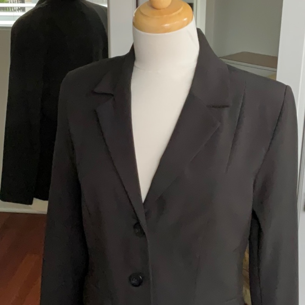 Women's Utc57 Classic Long Blazer / Black / Size 2 - Picture 2 of 16